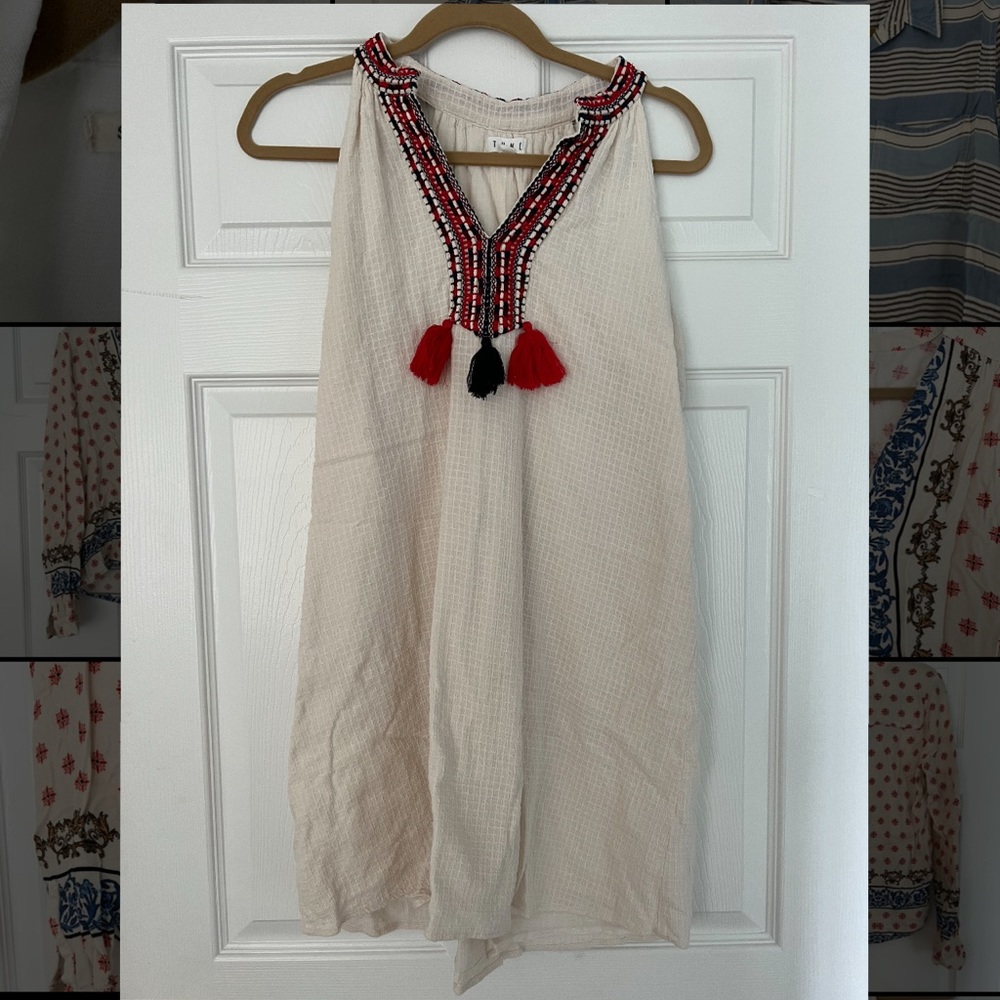 THML red white and blue dress